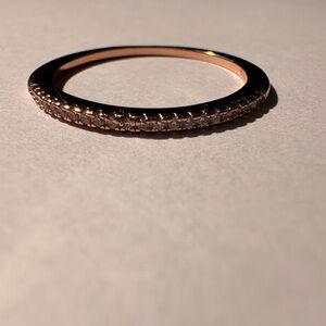 Elegant Rose Gold and Silver Women's Ring
